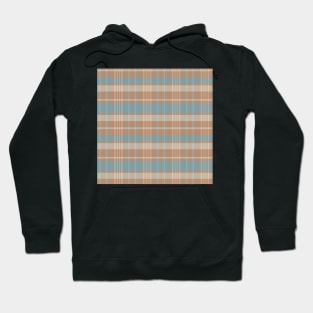 Cottagecore Aesthetic Calan 2 Hand Drawn Textured Plaid Pattern Hoodie